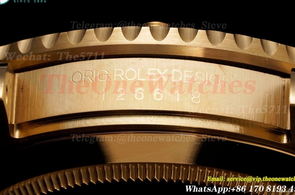 Dot VR3235 YG Submariner 41mm 126618LB Blue YG Clean 0115